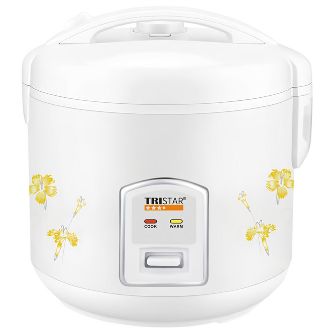 TRISTAR 三星牌 6人份 電子鍋 400W 厚釜內鍋 可分離內鍋蓋 能源效率3級 白色 TS-RC0659