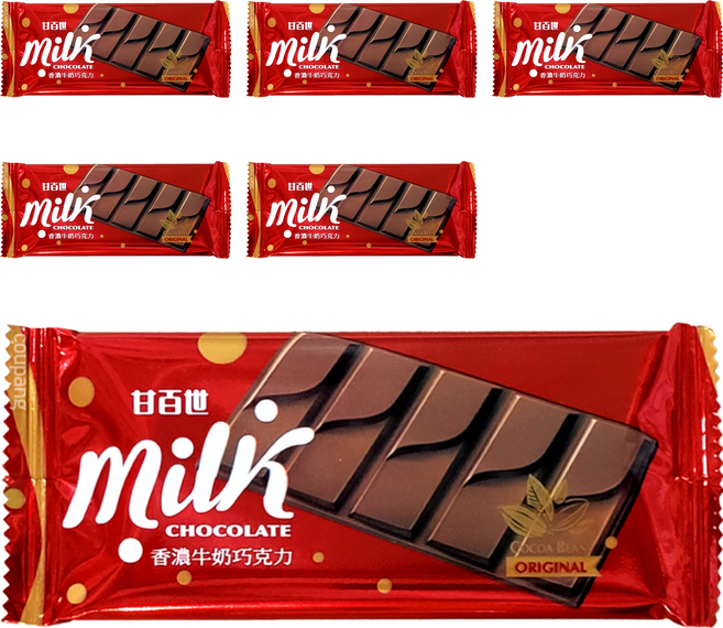 KAISER 甘百世 香濃牛奶巧克力, 30g, 6片