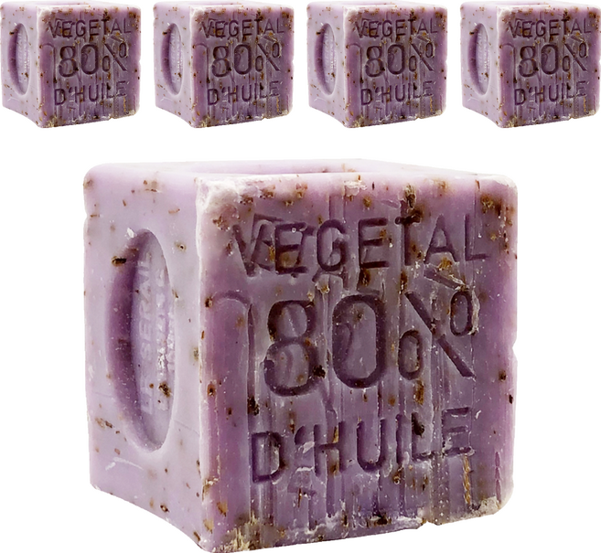 LE SERAIL 席哈爾 花粒植萃馬賽皂 南法薰衣草, 150g, 5個