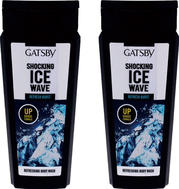 GATSBY 男性勁爽沁涼沐浴露, 250ml, 2瓶