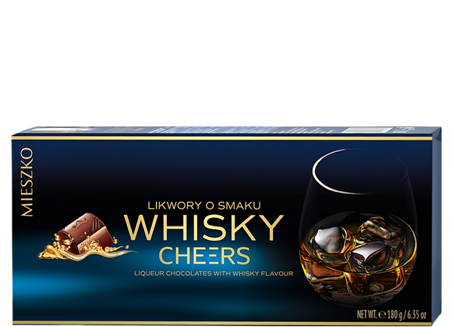 MIESZKO 美仕格 威士忌酒心巧克力 180g, 1盒