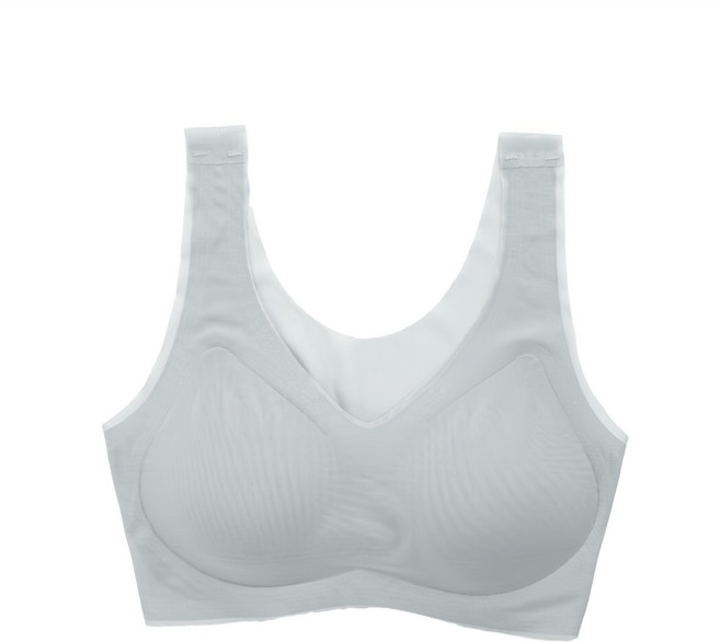 NEEDS LABO 透氣內衣 灰藍色 無鋼圈舒適款 輕柔透氣材質