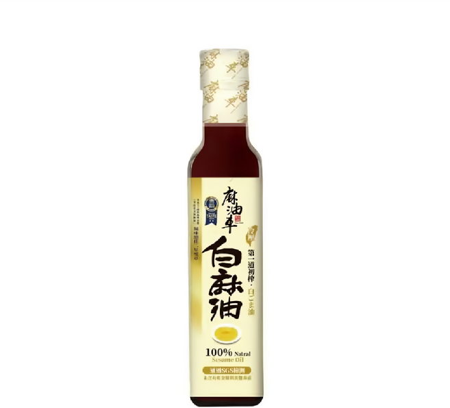 麻油車 頂級冷壓白麻油, 255ml, 1瓶
