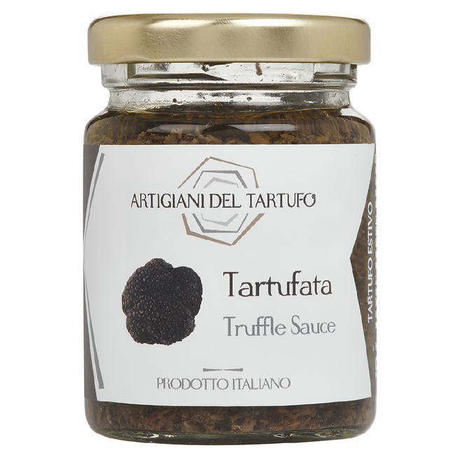 ARTIGIANI DEL TARTUFO 職人 黑松露菌菇醬 義大利產 不含防腐劑, 90g, 1罐