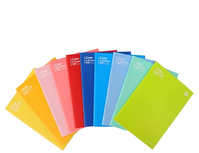 morning glory 彩色筆記本10件組 標準筆記本 學生辦公記事本, 1組, 多色