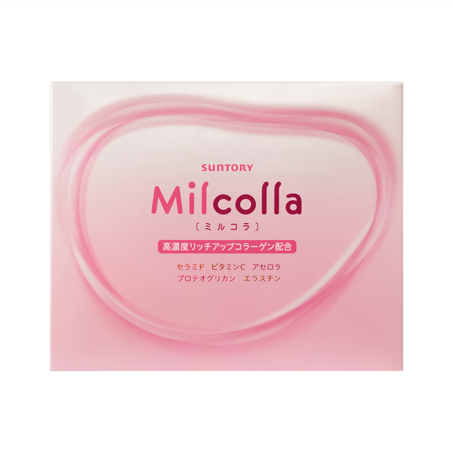 SunTORY 三得利 Milcolla 蜜露珂娜 台灣公司貨 膠原蛋白, 30包, 6.5g, 1盒