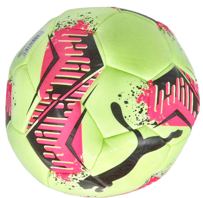 PUMA Futsal 3 MS足球 綠粉色, 08434402, 1顆