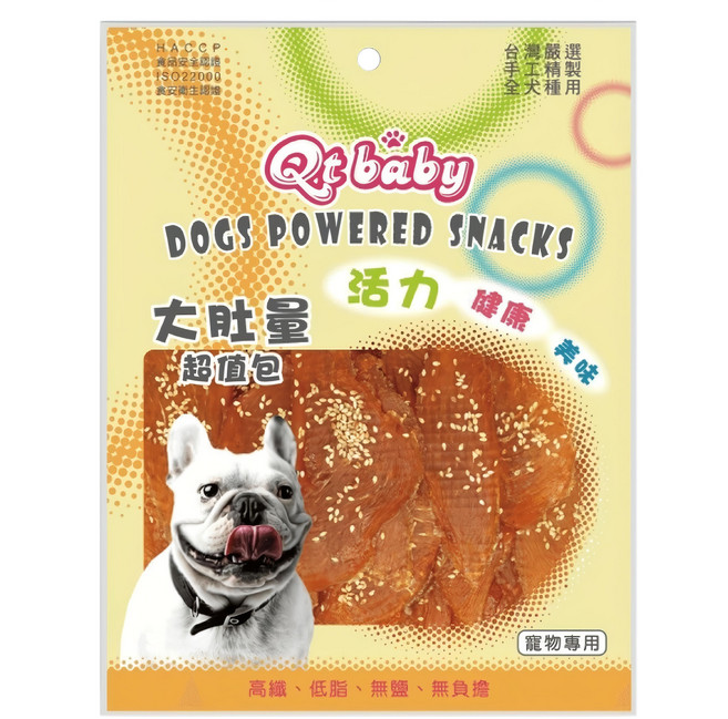 Qt baby 大肚量超值包 芝麻蜜汁雞胸肉 QT314, 雞肉, 320g, 1包