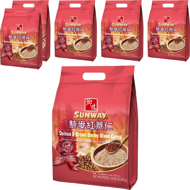 SUNWAY 鄉味 黎麥紅薏仁 10入, 300g, 6袋