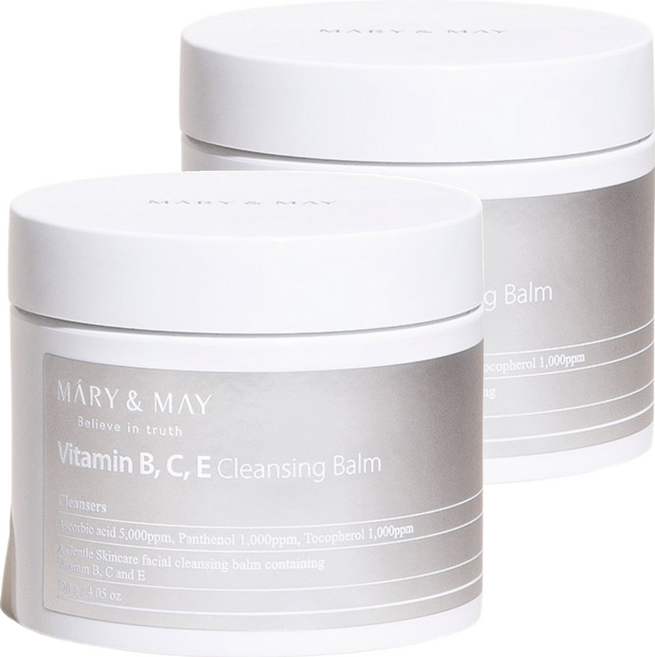 MARY&MAY 維他命BCE卸妝膏, 120g, 2件