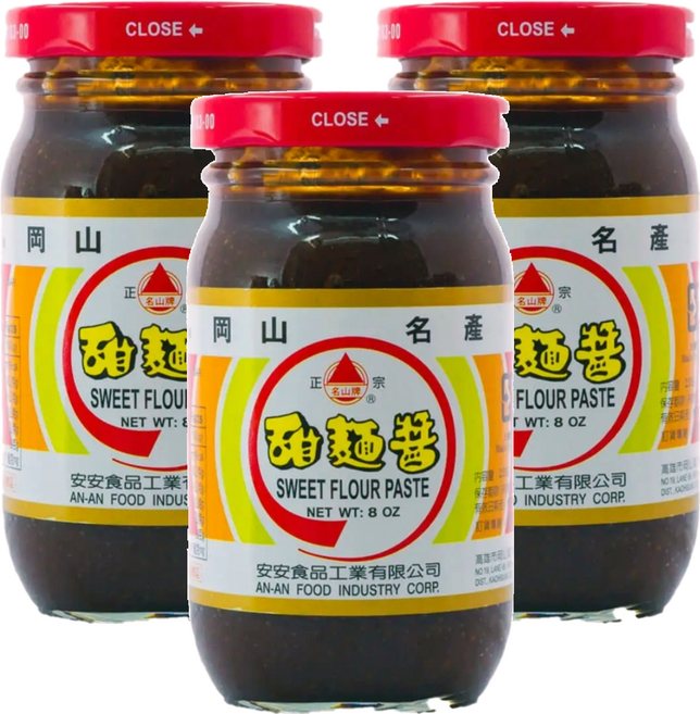 名山牌 甜麵醬, 230g, 3罐