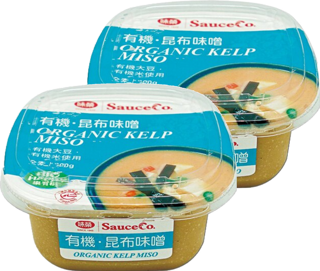 味榮 樂有機 有機昆布味噌, 300g, 2盒