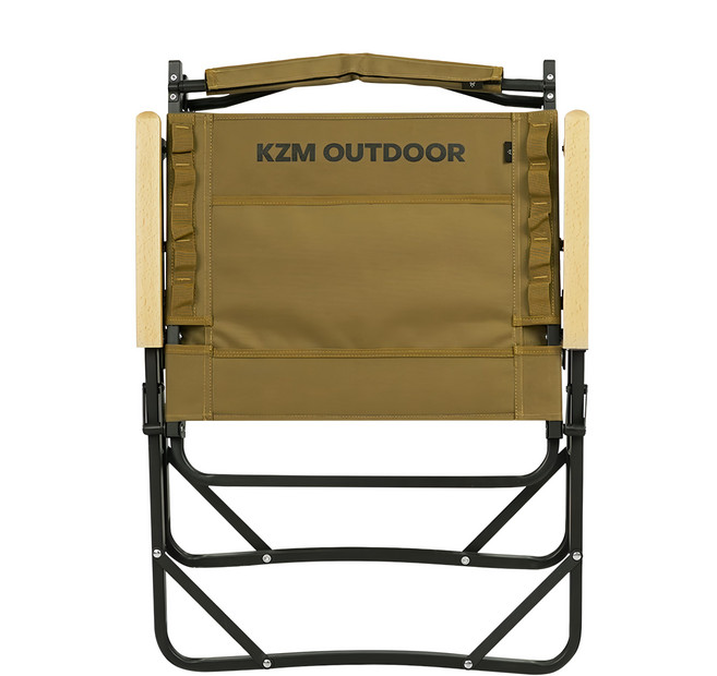 KZM OUTDOOR 個性可調折疊椅, 卡其色, 1組