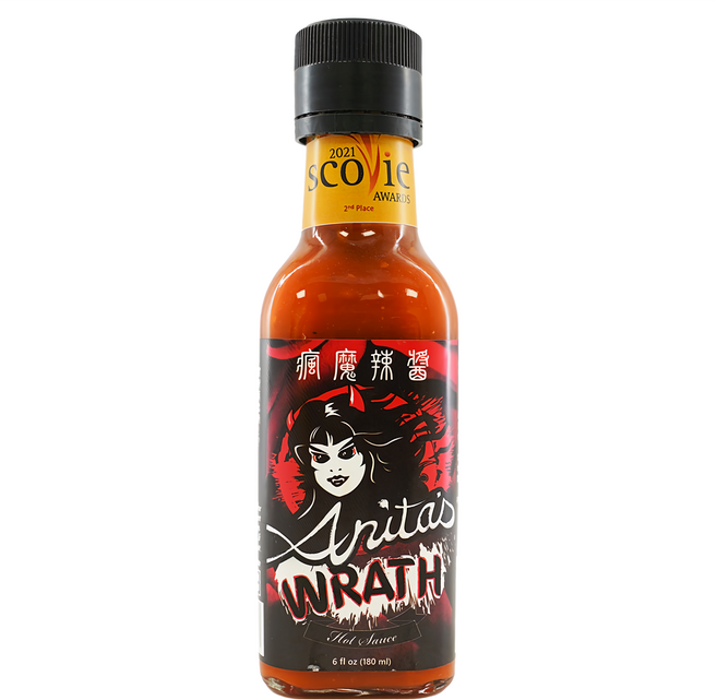 Anita's 安妮塔 瘋魔辣醬, 180ml, 1瓶