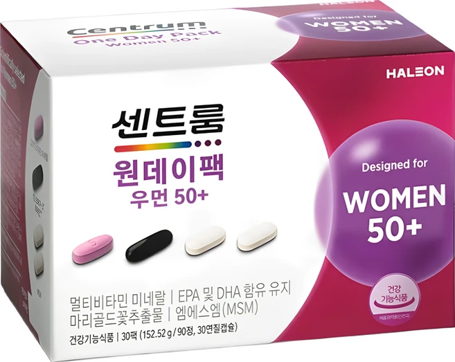 센트룸 원데이팩 우먼50+, 30회분, 1개 - 쿠팡