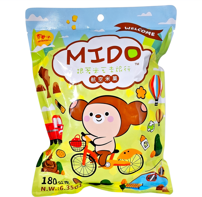 TRYGOODZ 翠菓子 MIDO航空版綜合米菓, 180g, 1包