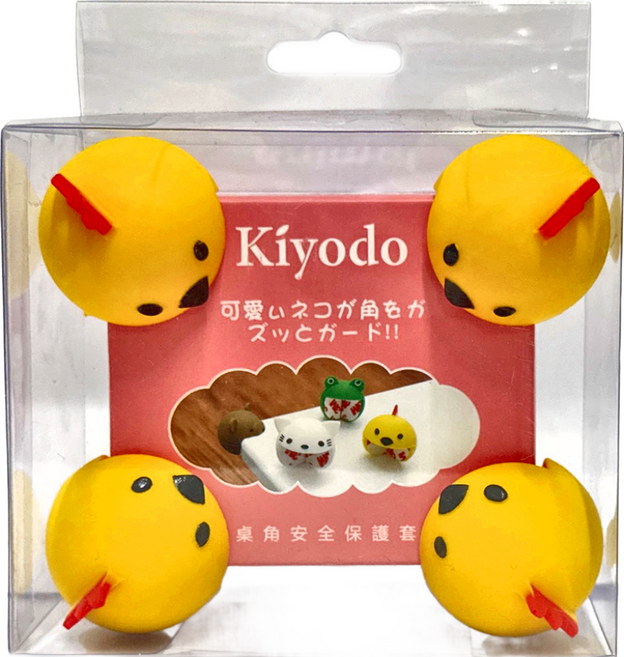Kiyodo 桌角安全保護套 4入, 顏色隨機, 1組