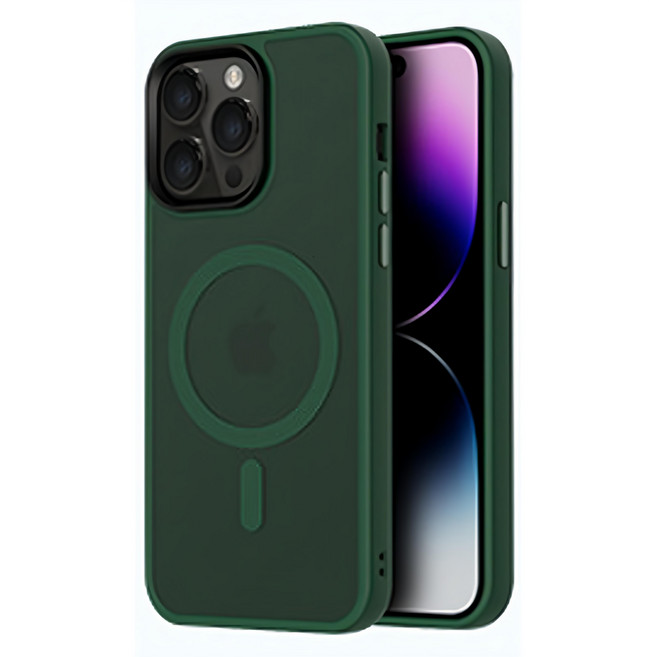 無品牌 手機 磨砂 保護殼 iPhone 14 Pro Max MagSafe 馬卡龍 TPU、PC