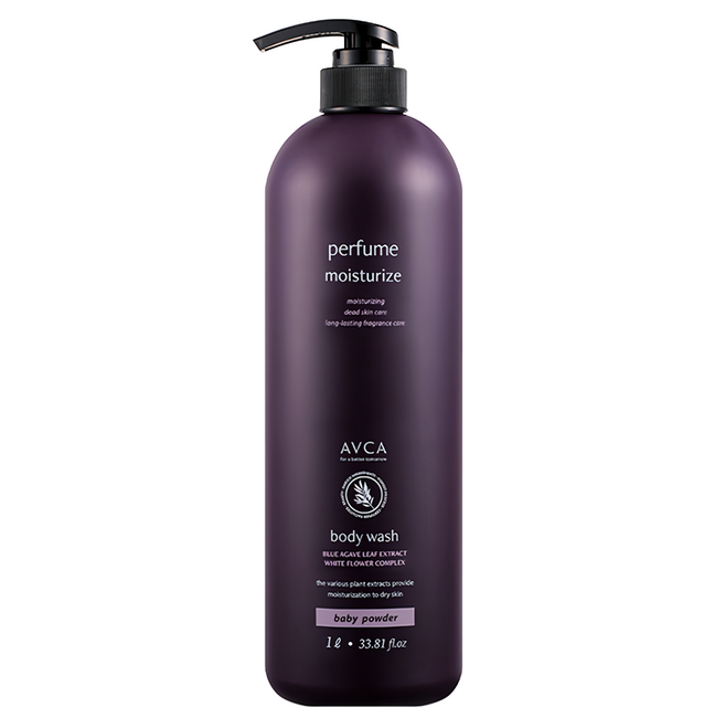 AVCA 香氛沐浴乳 Baby Powder, 1L, 1瓶