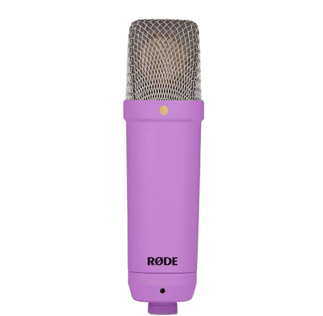 RODE NT1 Signature Series 電容麥克風 專業錄音設備 清晰收音 適用於音樂、Podcast、直播, 紫色