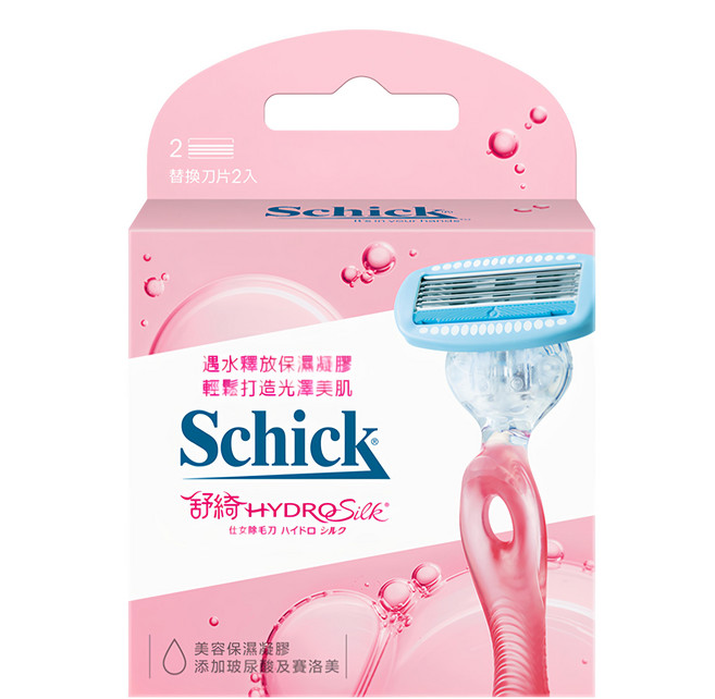Schick 舒適牌 舒綺仕女除毛刀片, 2入, 1盒
