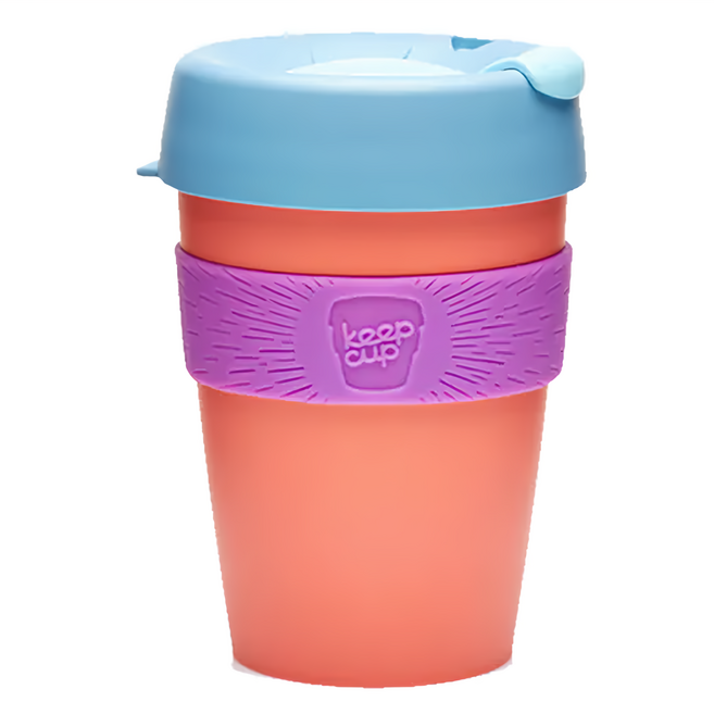 keep cup 極輕隨行杯M 12.7 x 9.2cm, 杏桃色, 340ml, 1個