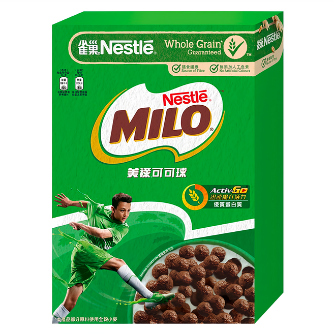 MILO 美祿 可可球早餐脆片, 330g, 1盒
