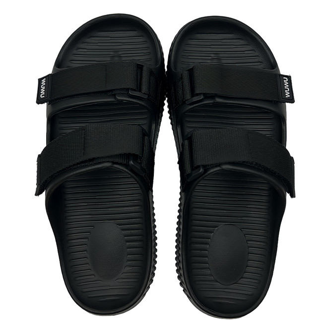 WUWU 荒野雙帶室外拖 MA071, 265mm, 黑色