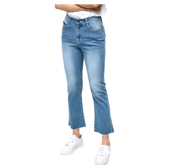 CARET 女士喇叭牛仔褲 淺藍 M