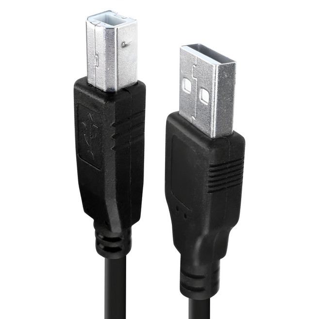 UniSync USB2.0A公對B公 印表機傳真機傳輸連接線, 1.5m, 2條