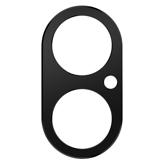 SwitchEasy 魚骨牌 LenShield 航空級鋁合金鏡頭保護貼 黑色, 1個