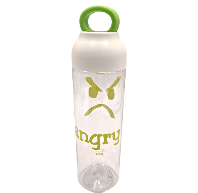 LocknLock 樂扣樂扣 HLC688GRN-OCH 表情杯 GRN 18, 綠色, 550ml, 1個