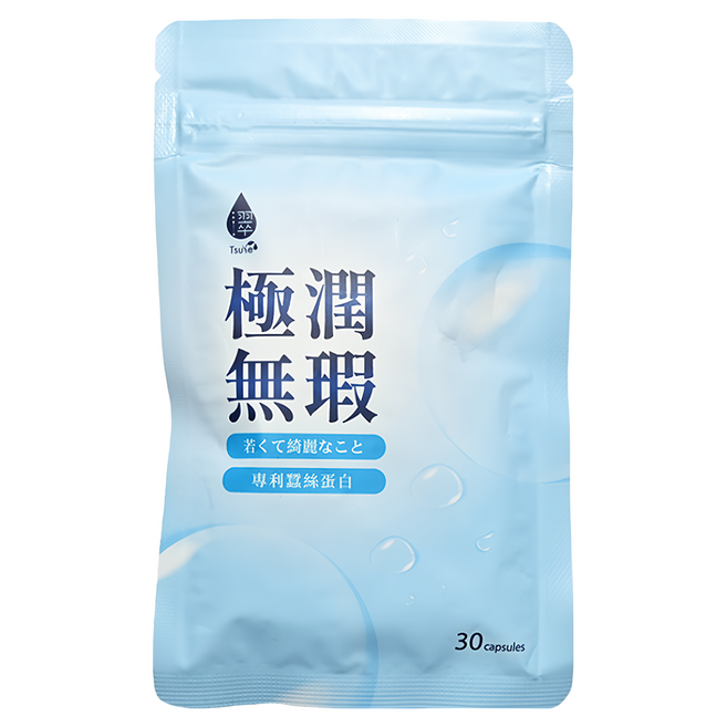 Tsuie 日濢 極潤無瑕膠囊, 30顆, 500mg, 1包