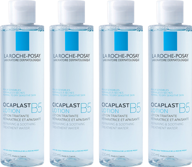 LA ROCHE POSAY 理膚寶水 台灣公司貨 B5全面修復保濕化妝水, 200ml, 4瓶