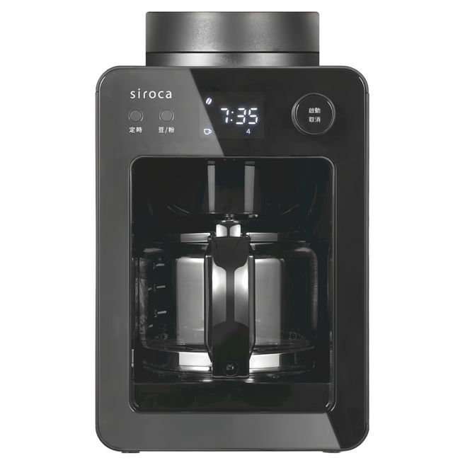 siroca 全自動研磨咖啡機, SC-A3510, 黑色