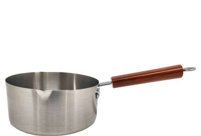 特厚不鏽鋼刻度雪平鍋, 20cm, 1個