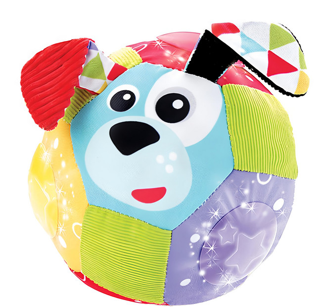 Yookidoo 音樂系列 動物好朋友 聲光音樂布球, 1個