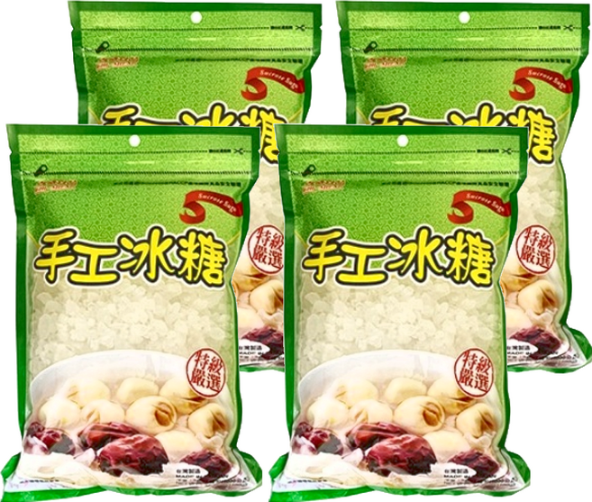 CHI-SHENG 耆盛食品 手工冰糖, 1kg, 4包