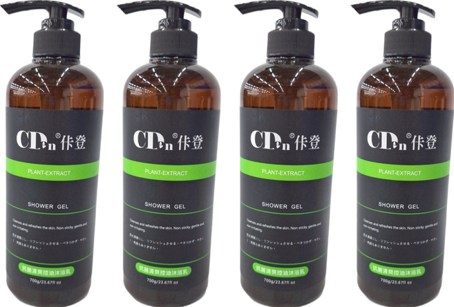 CDen 佧登 清爽控油沐浴乳, 700g, 4件
