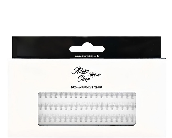 ADORNSHOP 單株假睫毛 Season1組 8mm+9mm+10mm, 黑色, 1盒