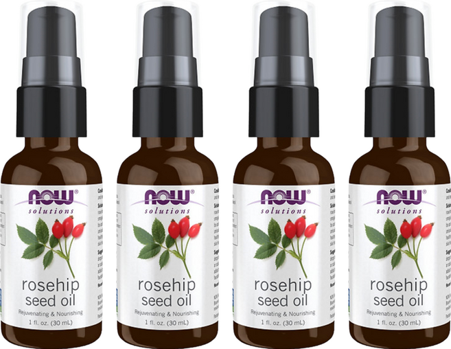 NOW Solutions 純玫瑰果保濕油 30ml, 4瓶