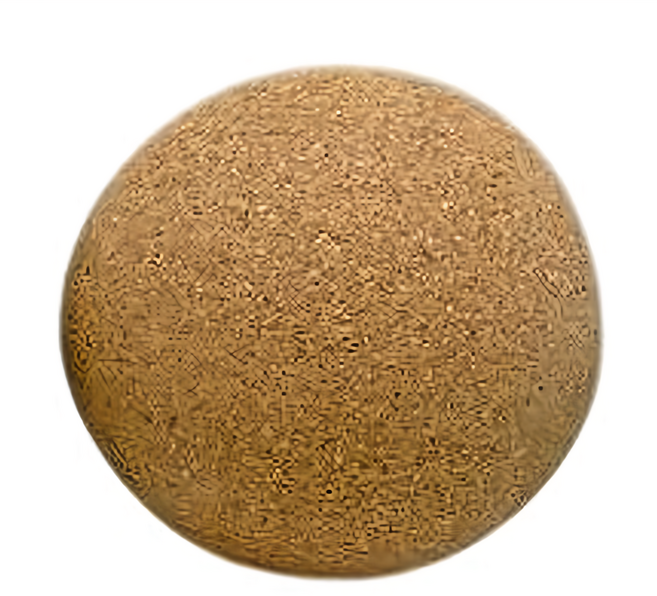 NICOFUN 愛定做 天然軟木瑜珈球 按摩球 FYS22BA6001 直徑6cm 37g, 天然軟木色, 1個