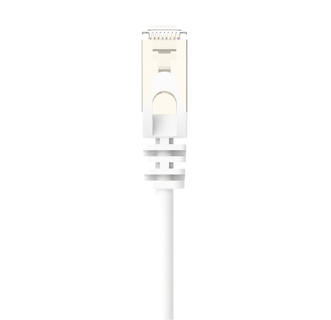 POLYWELL 寶利威爾 CAT6A 高速網路線 10Gbps RJ45福祿克認證 PW15-W58-G030, 3m, 白色, 1條
