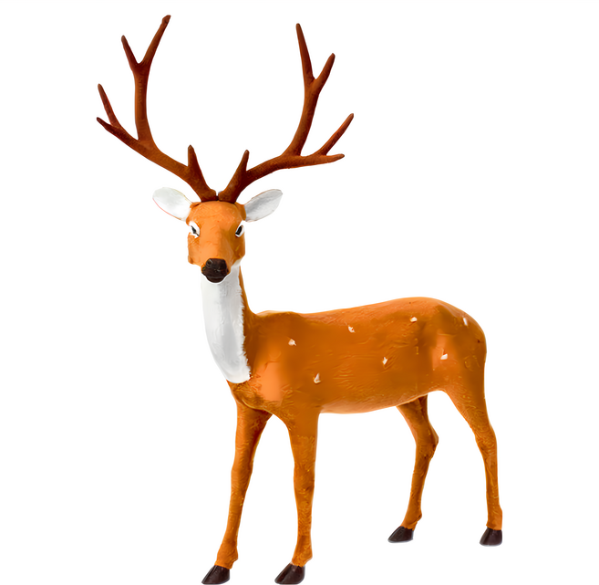 梅花鹿 動物模型, 60cm, 1個