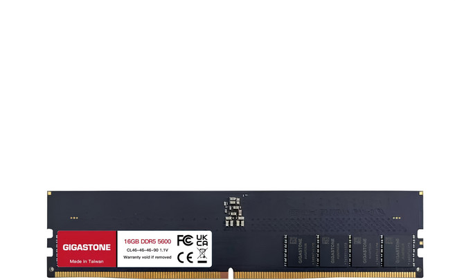GIGASTONE 立達 DDR5 UDIMM 5600MHz 桌上型記憶體 16GB, 1個, RMGI-381539