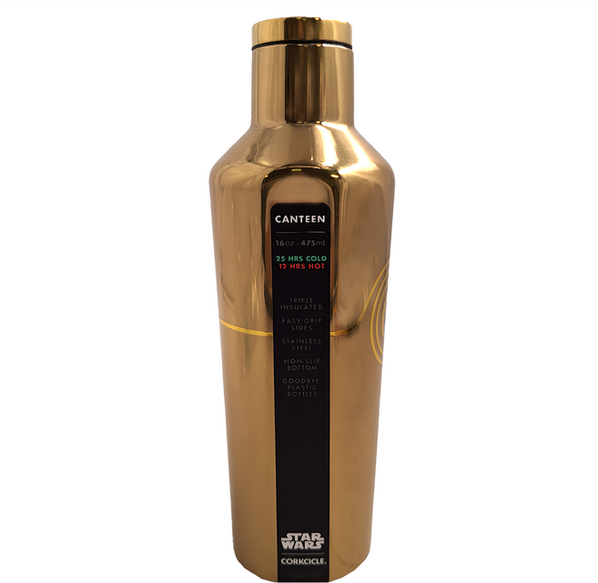 CORKCICLE. 酷仕客 STAR WARS系列 三層真空易口瓶, 金色, 475ml, 1個