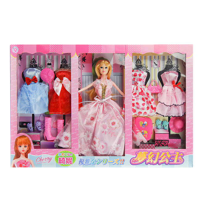 THE NINE PRODUCTS 公主娃娃時裝秀套裝組, 夢幻公主, 1組