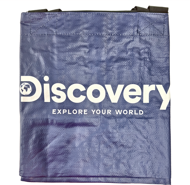Discovery 編織兩用提袋 藍色