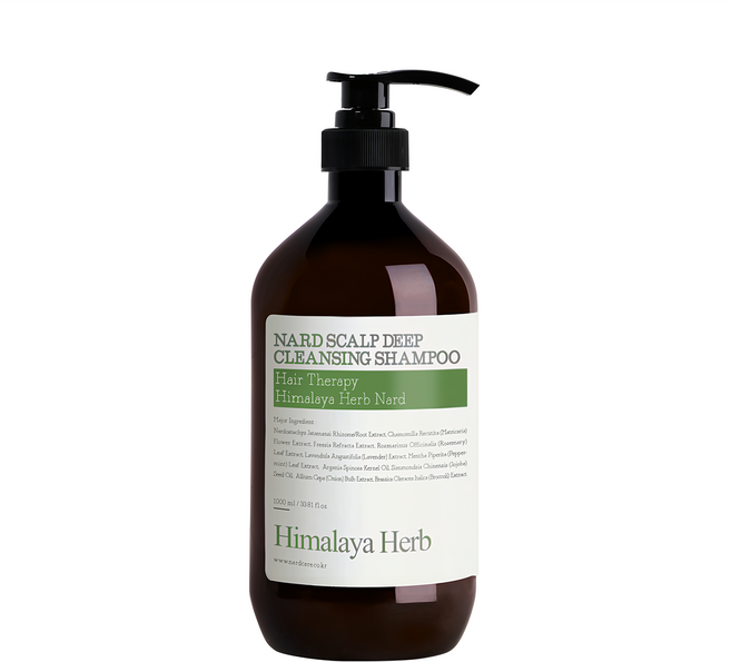 NARD 草本修護洗髮精 頭皮深層清潔 喜馬拉雅草本, 1L, 1瓶