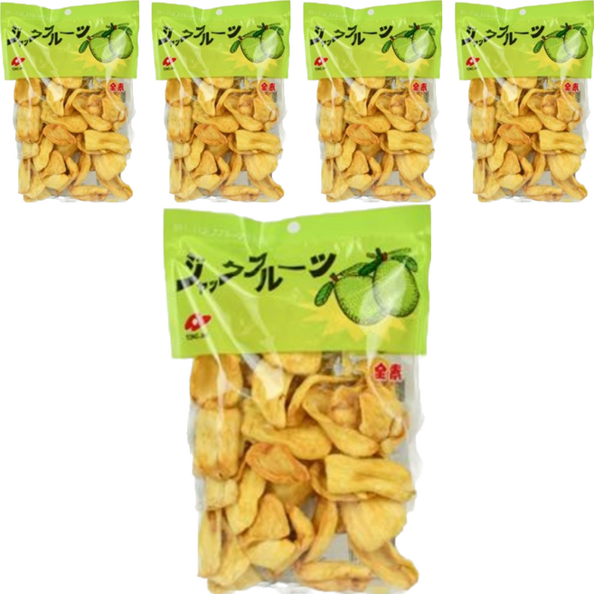 TONG JIH 統記食品 波蘿蜜脆片, 100g, 5包